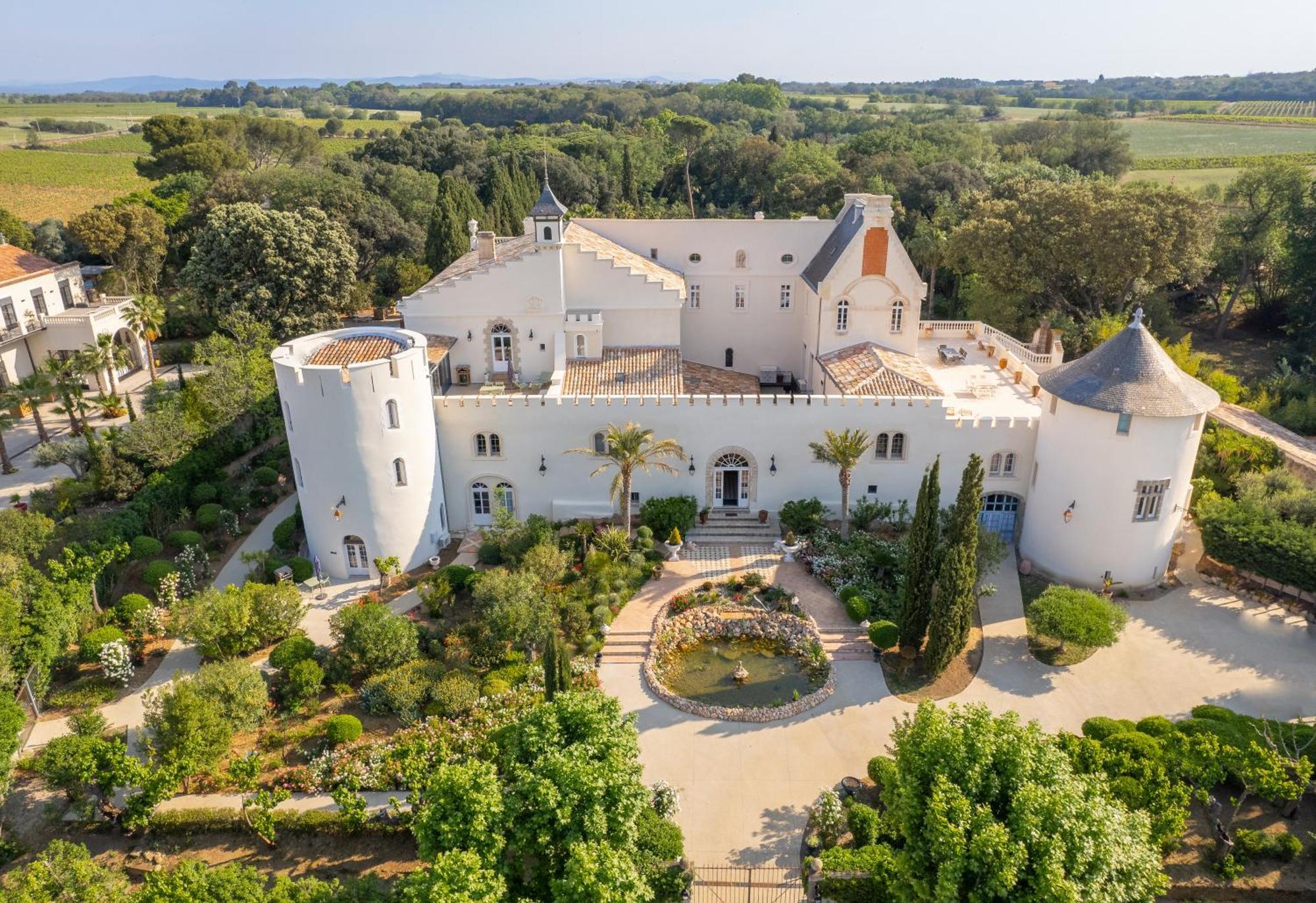 Chateau Hermitage De Combas Servian Exteriér fotografie